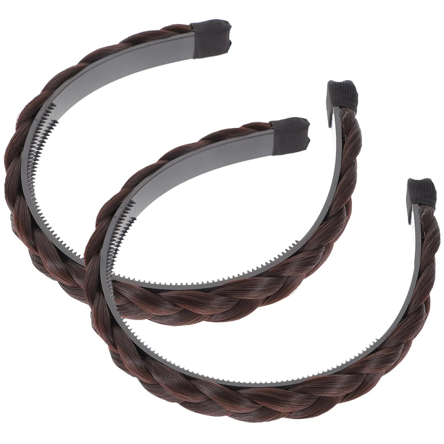 2Pcs Headband Lightweight Braids Headwear for High Temperature Hairbands for Daily Wear Parties Weddings and More