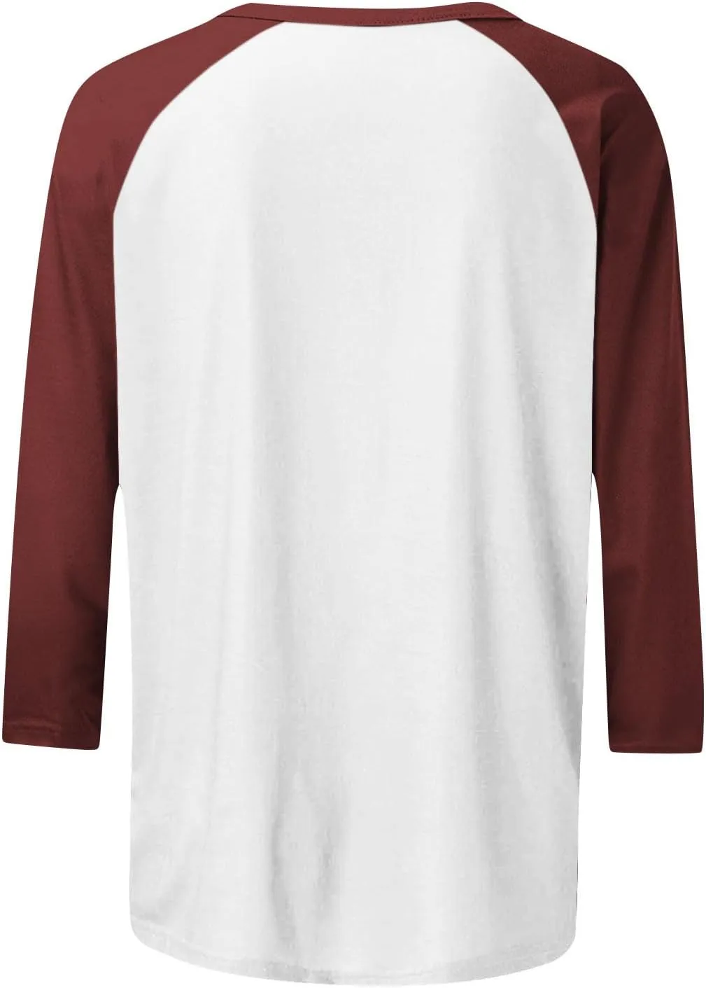 3/4 Sleeve Tops for Women Workout Jersey Shirts Baseball Style Raglan Tshirts Casual Color Block Tees Comfy Steetwear