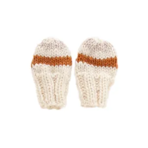 Acorn Checks Mittens - Caramel