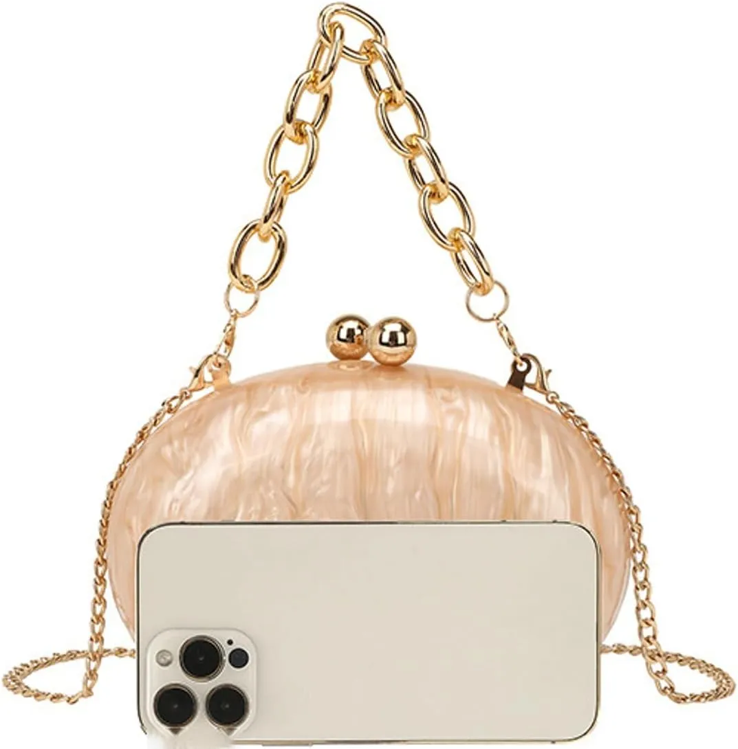 Acrylic Evening Clutch Purse Women Evening Bag Shoulder Handbag Crossbody Bag Cute Clutch Evening Bags Party Wedding
