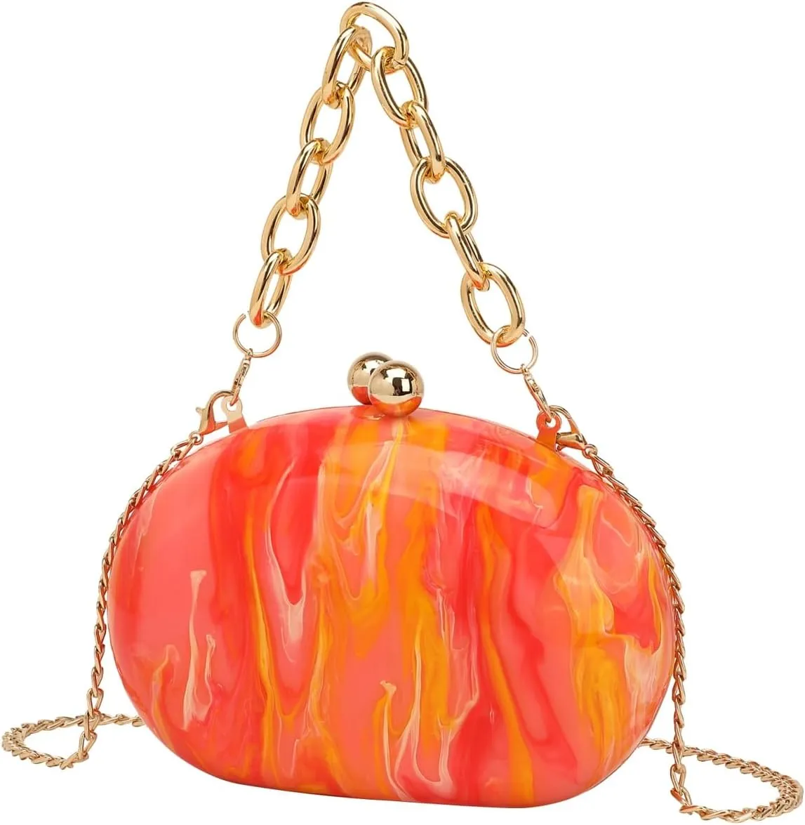Acrylic Evening Clutch Purse Women Evening Bag Shoulder Handbag Crossbody Bag Cute Clutch Evening Bags Party Wedding
