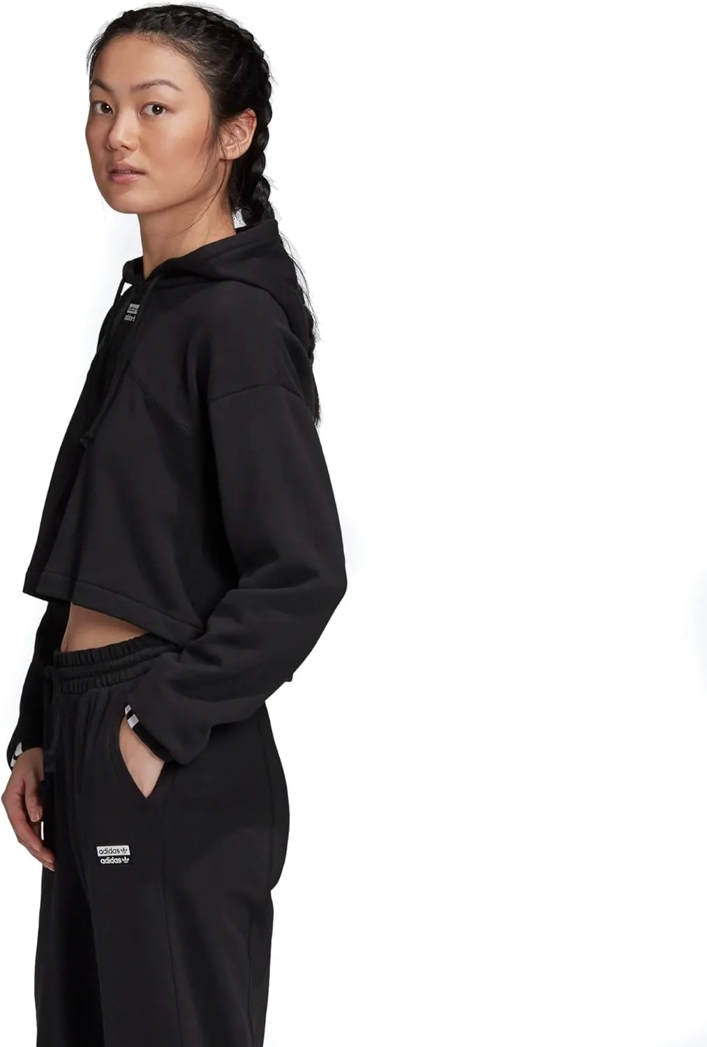 adidas Originals Women's R.y.v. Cropped Hoodie