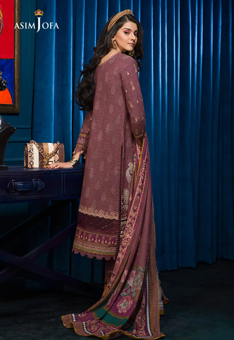 AJE-03 EMBROIDERED KHADDAR 3 PCS