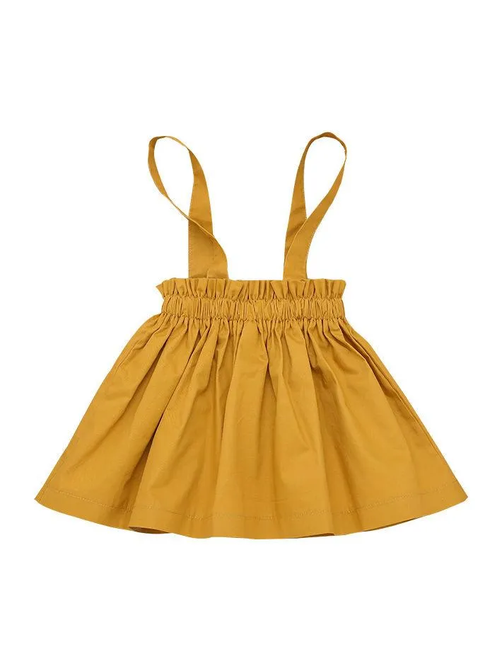 Autumn 3-Piece Baby Girl Striped Romper Jumper Skirt Headband