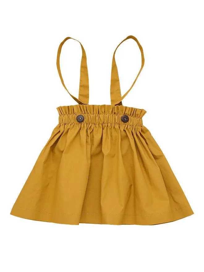 Autumn 3-Piece Baby Girl Striped Romper Jumper Skirt Headband