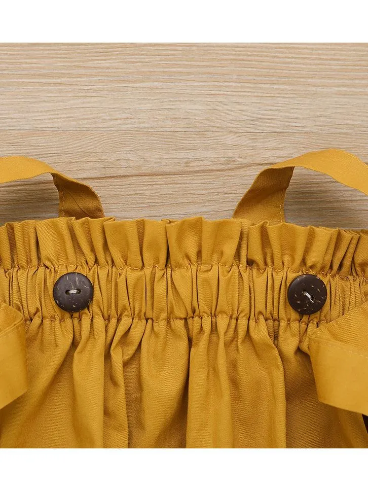 Autumn 3-Piece Baby Girl Striped Romper Jumper Skirt Headband