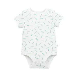 Baby Mori Short Sleeve 'Dream in Green' Bodysuit