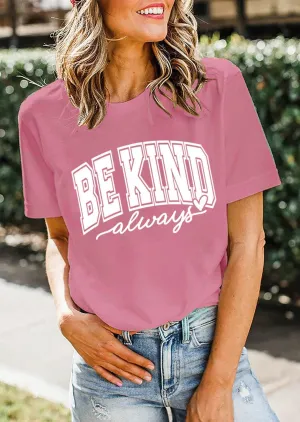 Be Still and Know Shirts for Women Casual Short Sleeve Christian Tee Tops