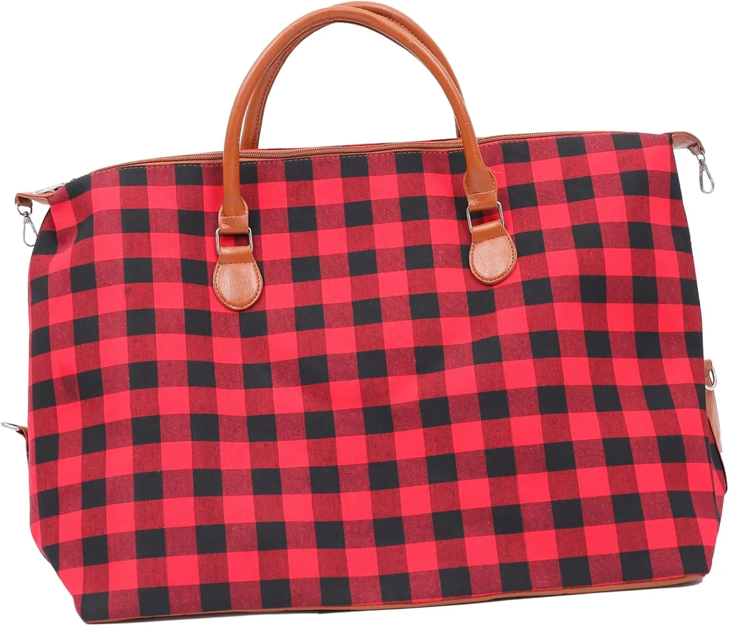 BESPORTBLE Multi Travel Bag Large Capacity Storage Pouch Fashionable Plaid 22 Inches for Travel Hiking and Sports