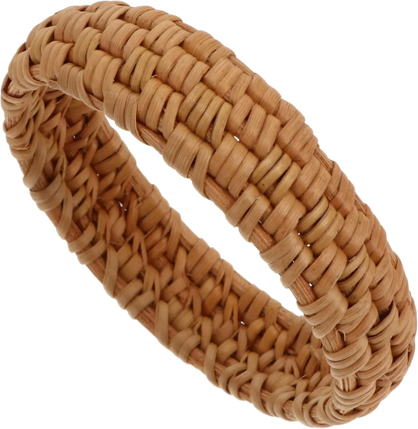 BESPORTBLE Unique Rattan Bangle Women's Jewelry Braided Bangle for Parties and Weddings Stylish Handmade Bracelet