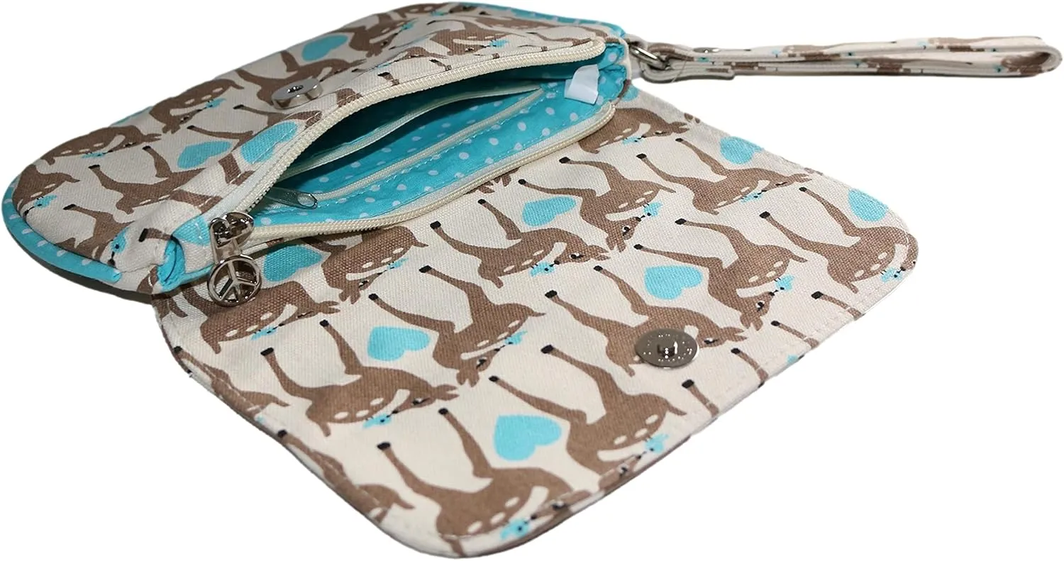 bungalow 360 Vegan Natural Canvas Wristlet