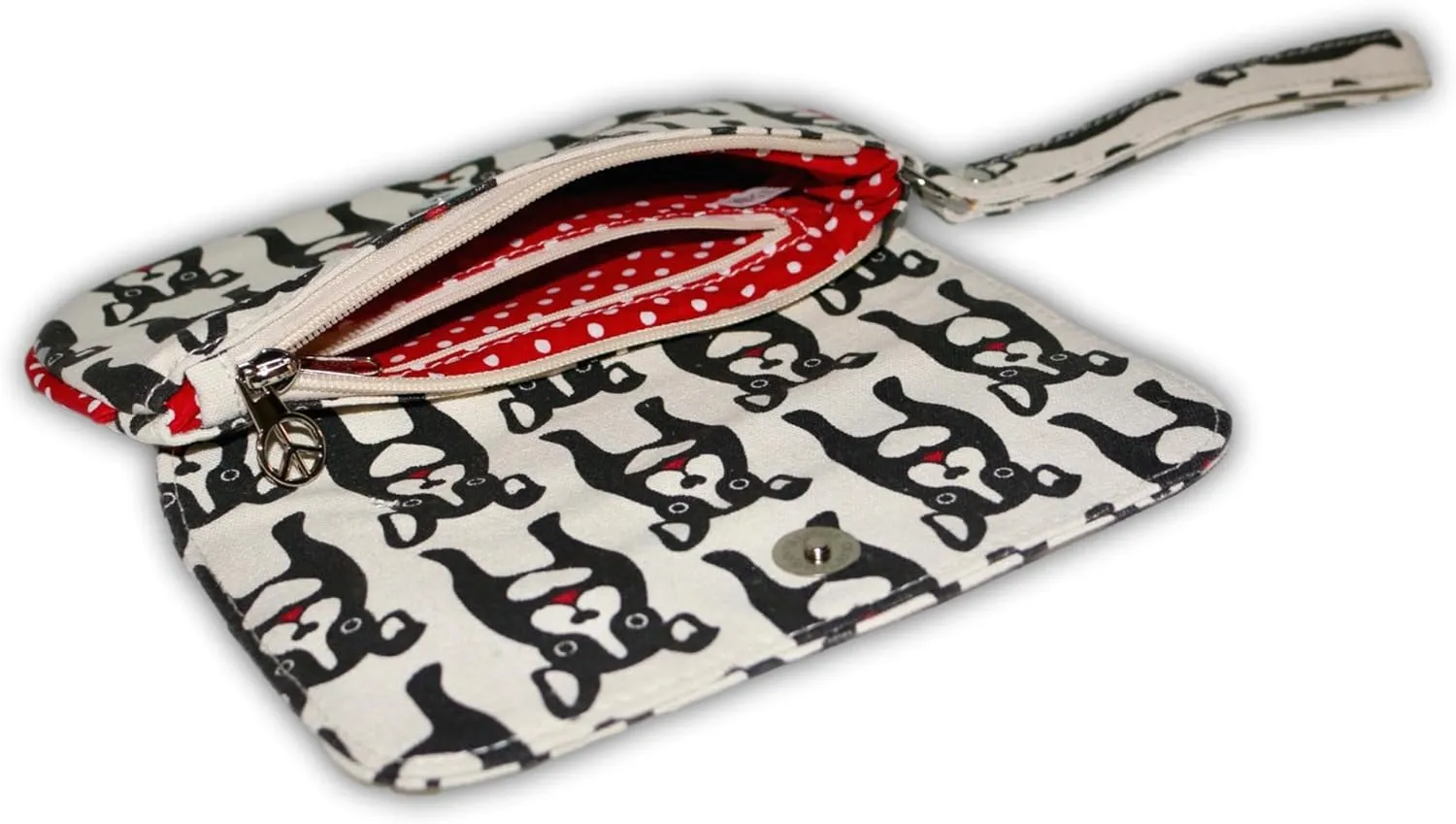 bungalow 360 Vegan Natural Canvas Wristlet