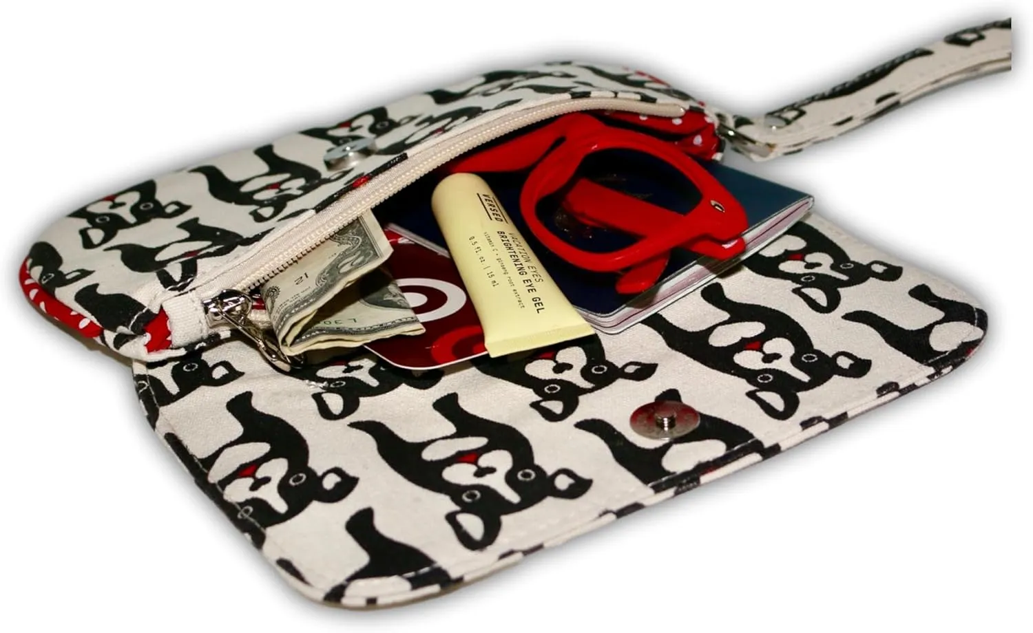 bungalow 360 Vegan Natural Canvas Wristlet