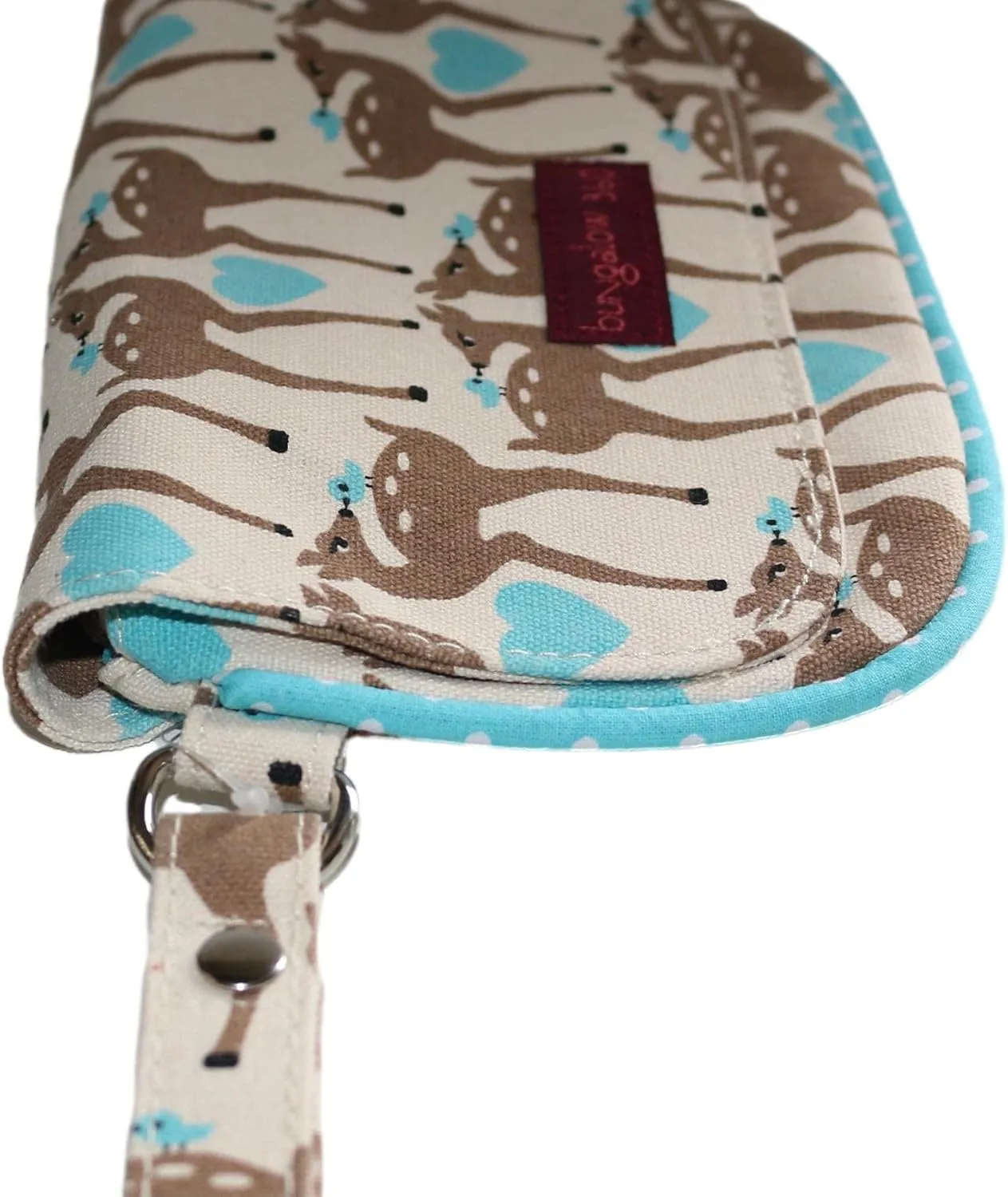 bungalow 360 Vegan Natural Canvas Wristlet