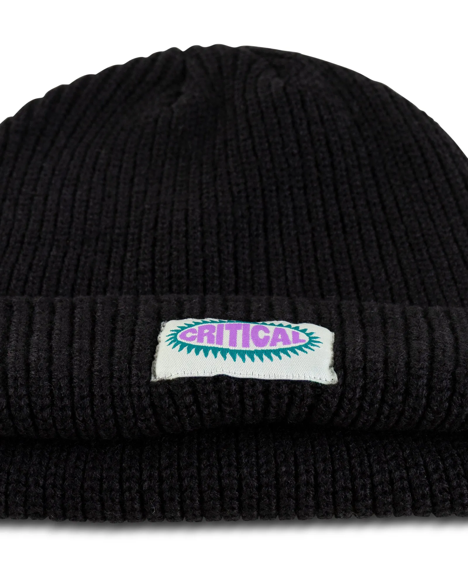 Burst Logo Beanie - Black