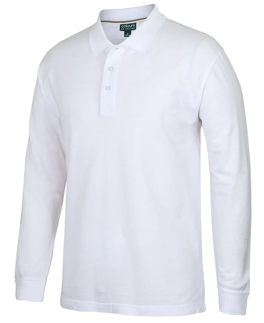 C of C Long Sleeve Pique Polo - S2ML