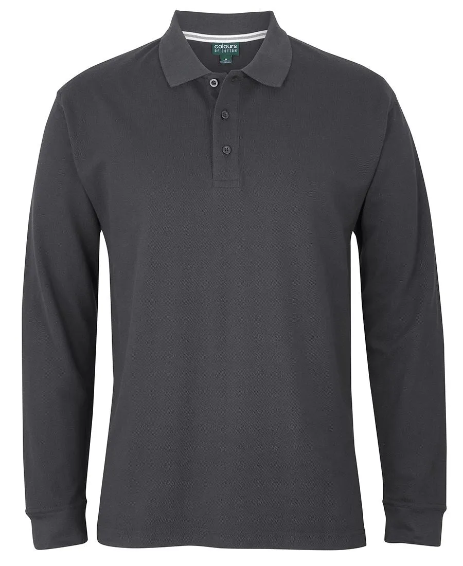 C of C Long Sleeve Pique Polo - S2ML