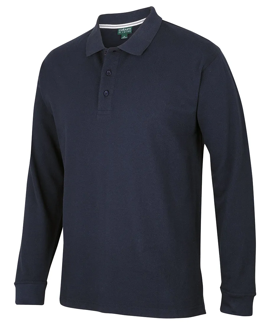 C of C Long Sleeve Pique Polo - S2ML