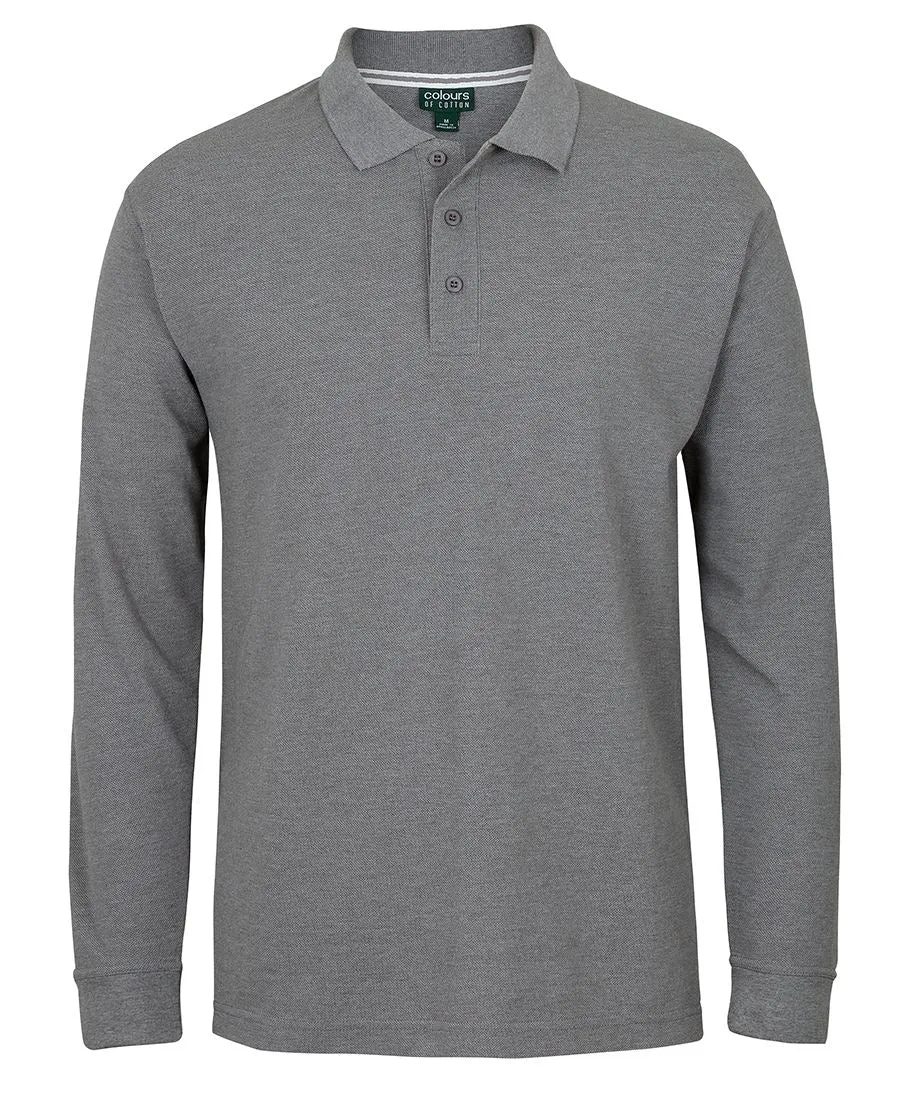 C of C Long Sleeve Pique Polo - S2ML