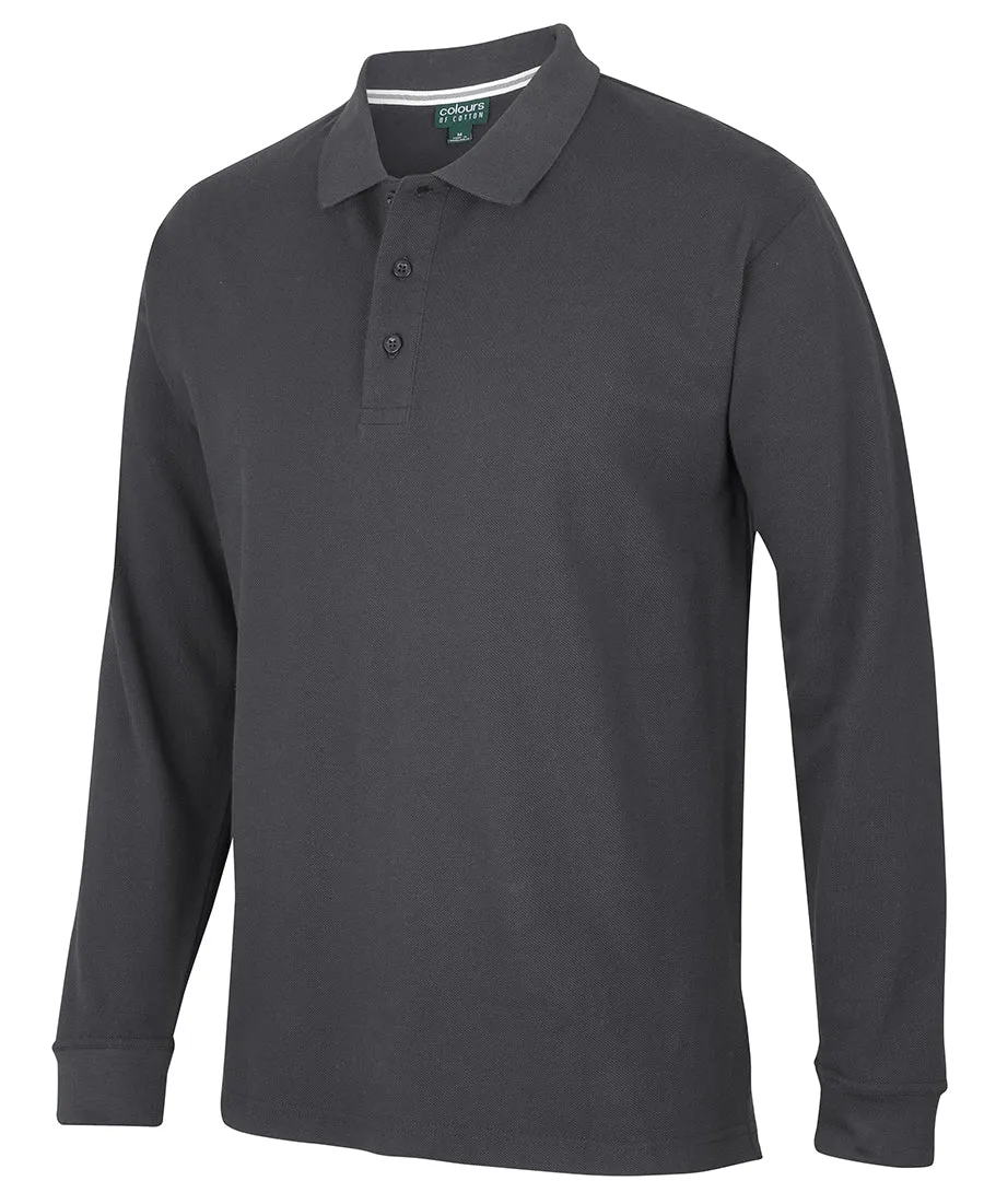 C of C Long Sleeve Pique Polo - S2ML