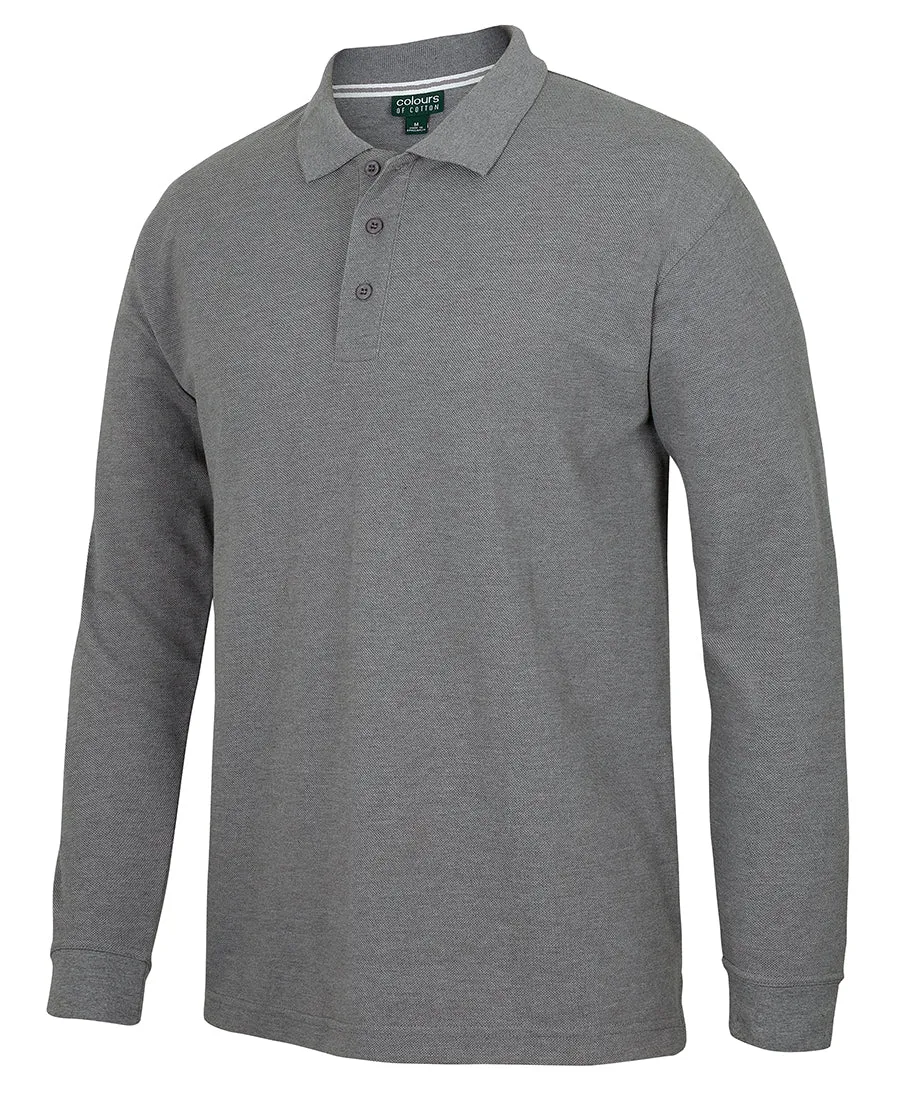 C of C Long Sleeve Pique Polo - S2ML