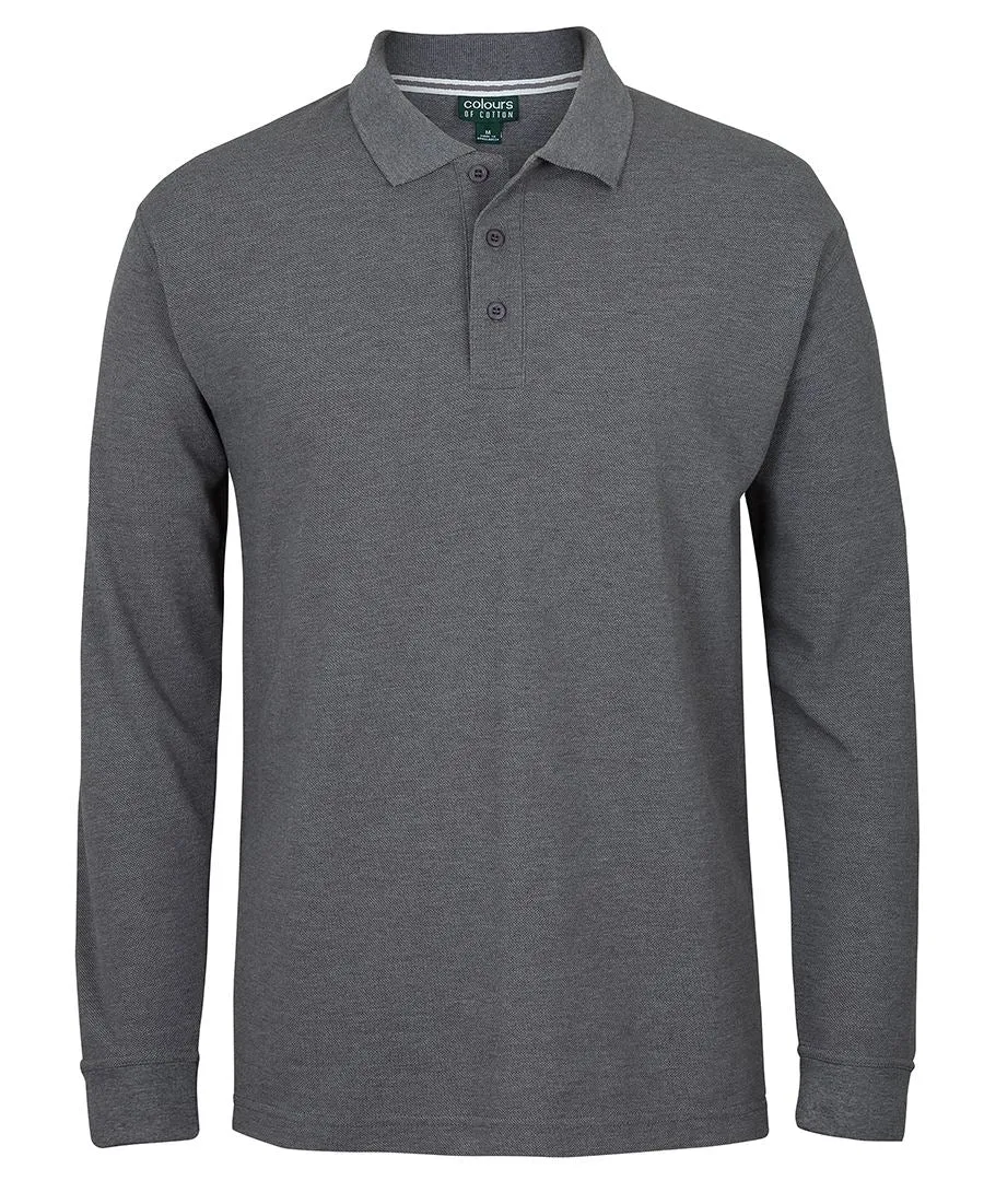 C of C Long Sleeve Pique Polo - S2ML