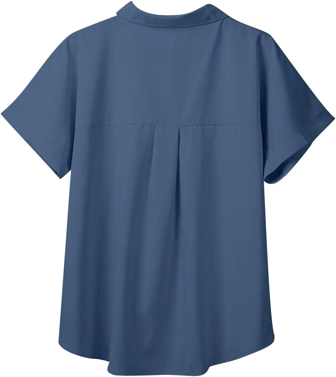 Ceboyel Button Down Shirts for Women 2024 Trendy Summer Tops Causal Dressy Short Sleeve Blouse Trendy Vacation Clothes