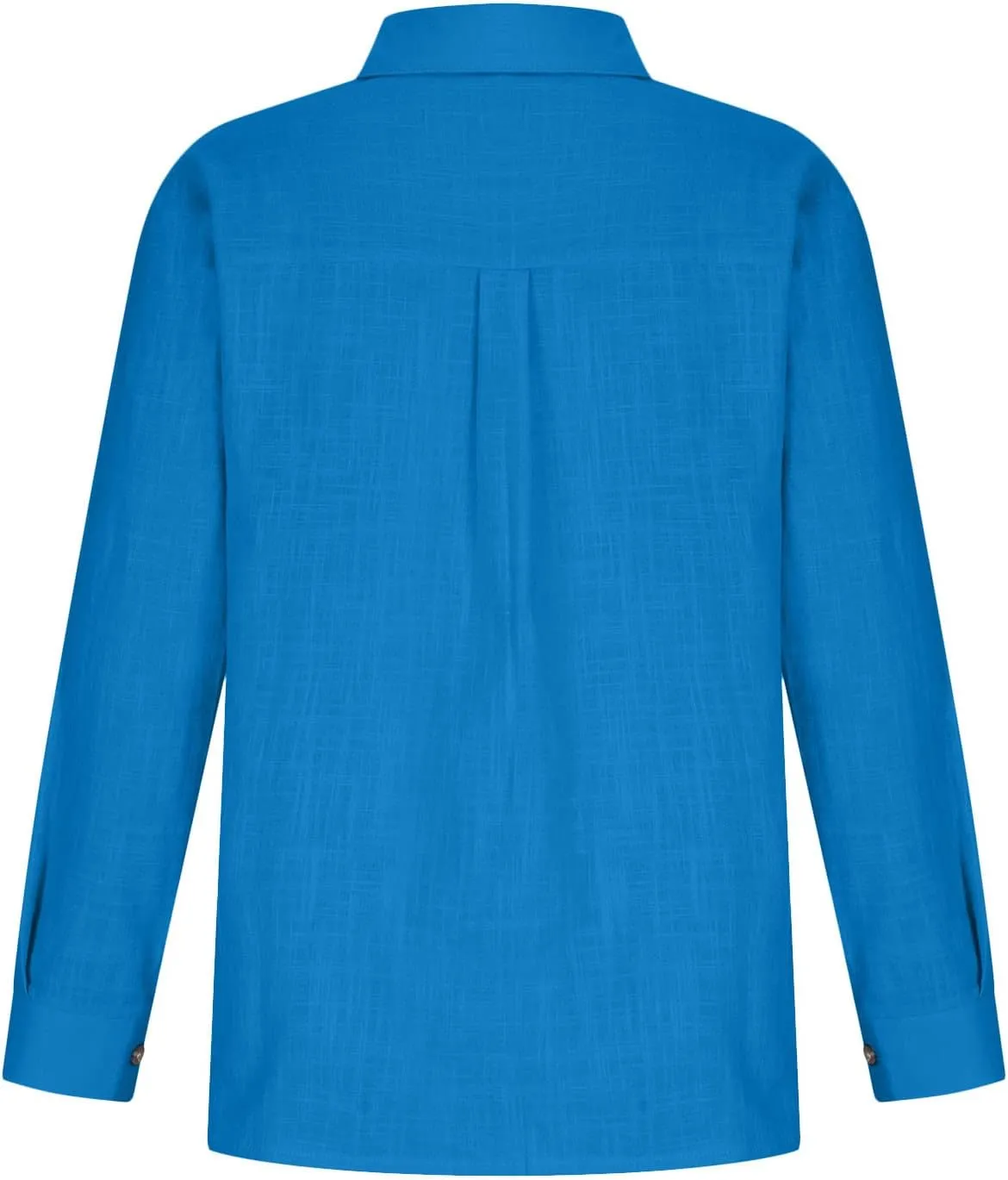 Ceboyel Women Long Sleeve Linen Shirts 2024 Button Down Summer Tops Cotton Gauze Trendy Blouse Dressy Causal Work Clothes