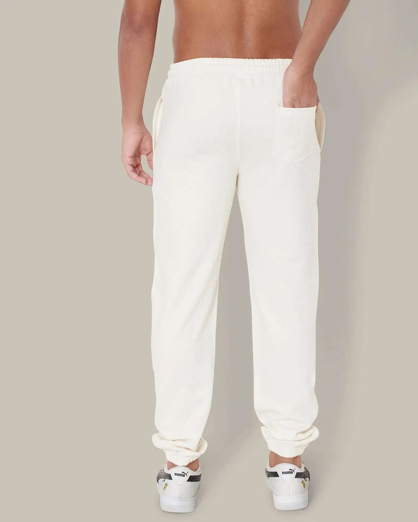 Classic Jogger: Ivory Cream