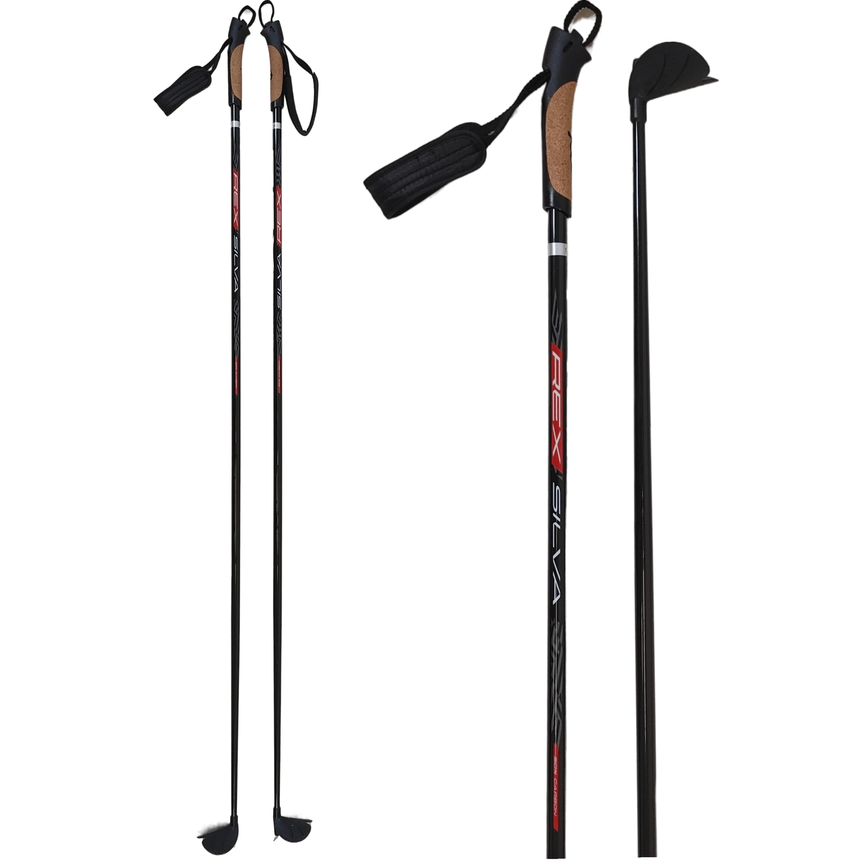 Clearance 2022/2023 Rex Silva 50% Carbon Poles