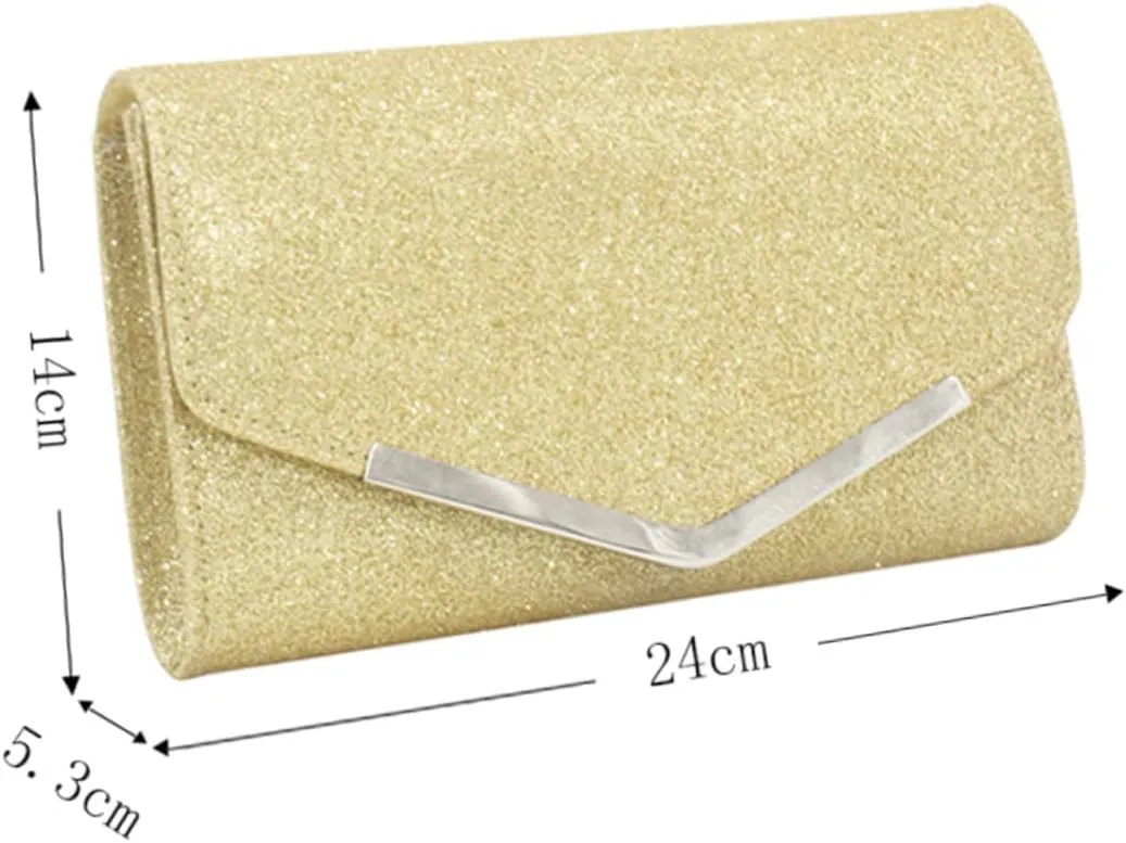 Clutch Bag Women Overnight Ladies Handbags Tot Simple Chain Bag Purse Clutch Handbag Ladies Bags