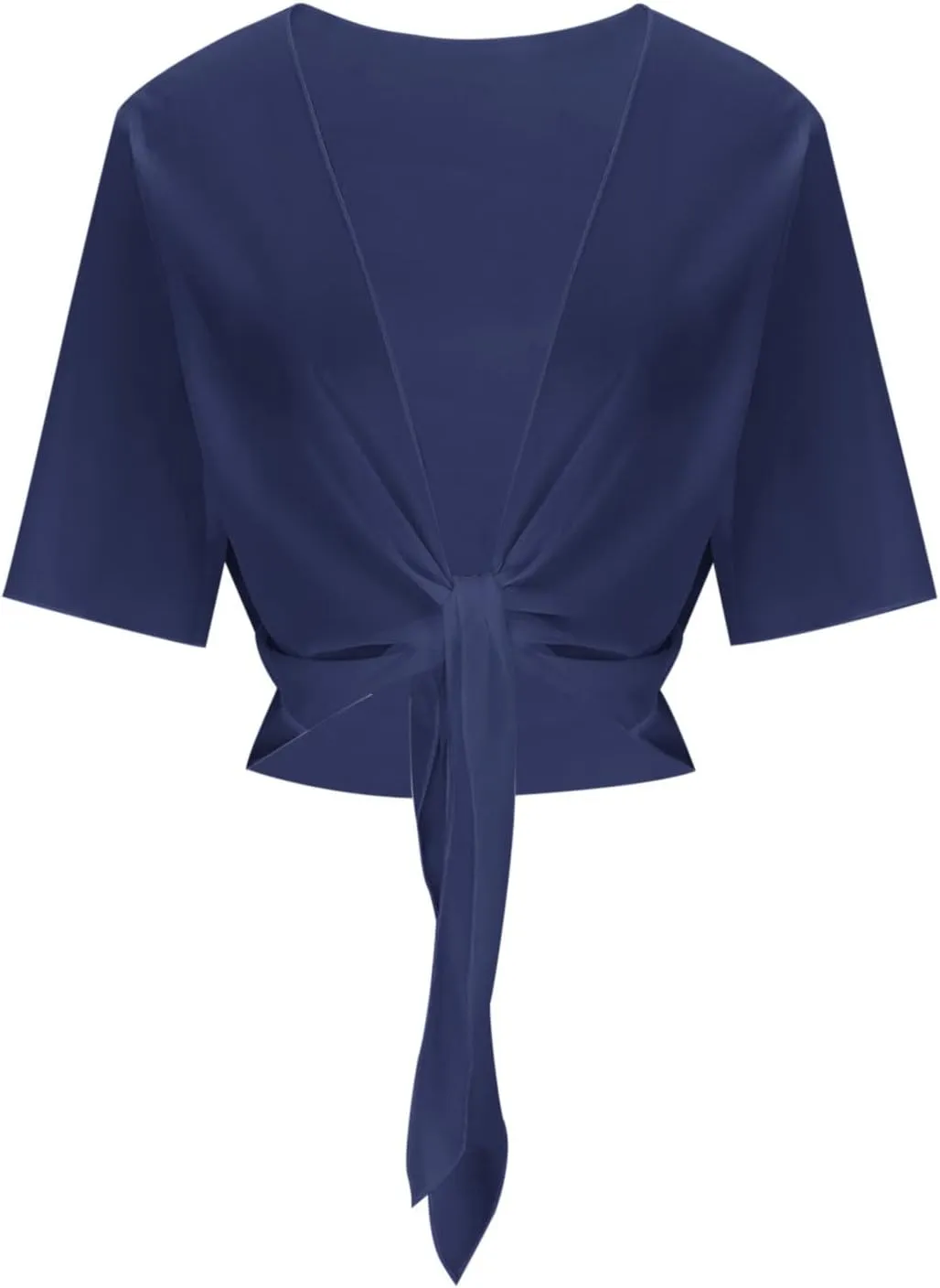 Corset Top Women's Soft Chiffon Shawl Wraps for Evening Dress Wedding Cape Casual Flapper Solid Short Sleeves