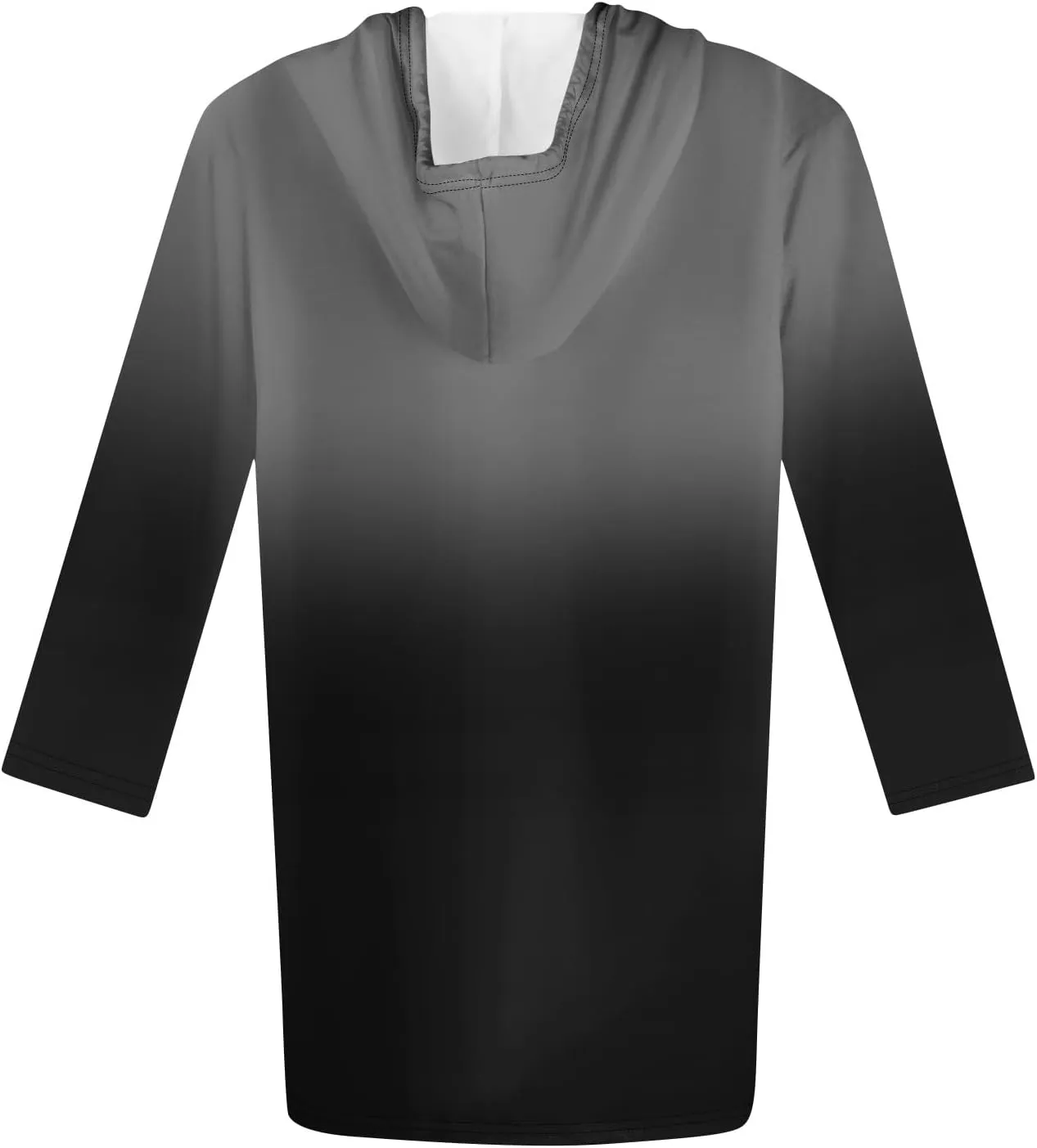 COTECRAM Womens Fall Oversized Hoodies 3/4 Length Sleeve Casual Shirts Fashion Tunic Tops Lightweight Pullover with Pockets