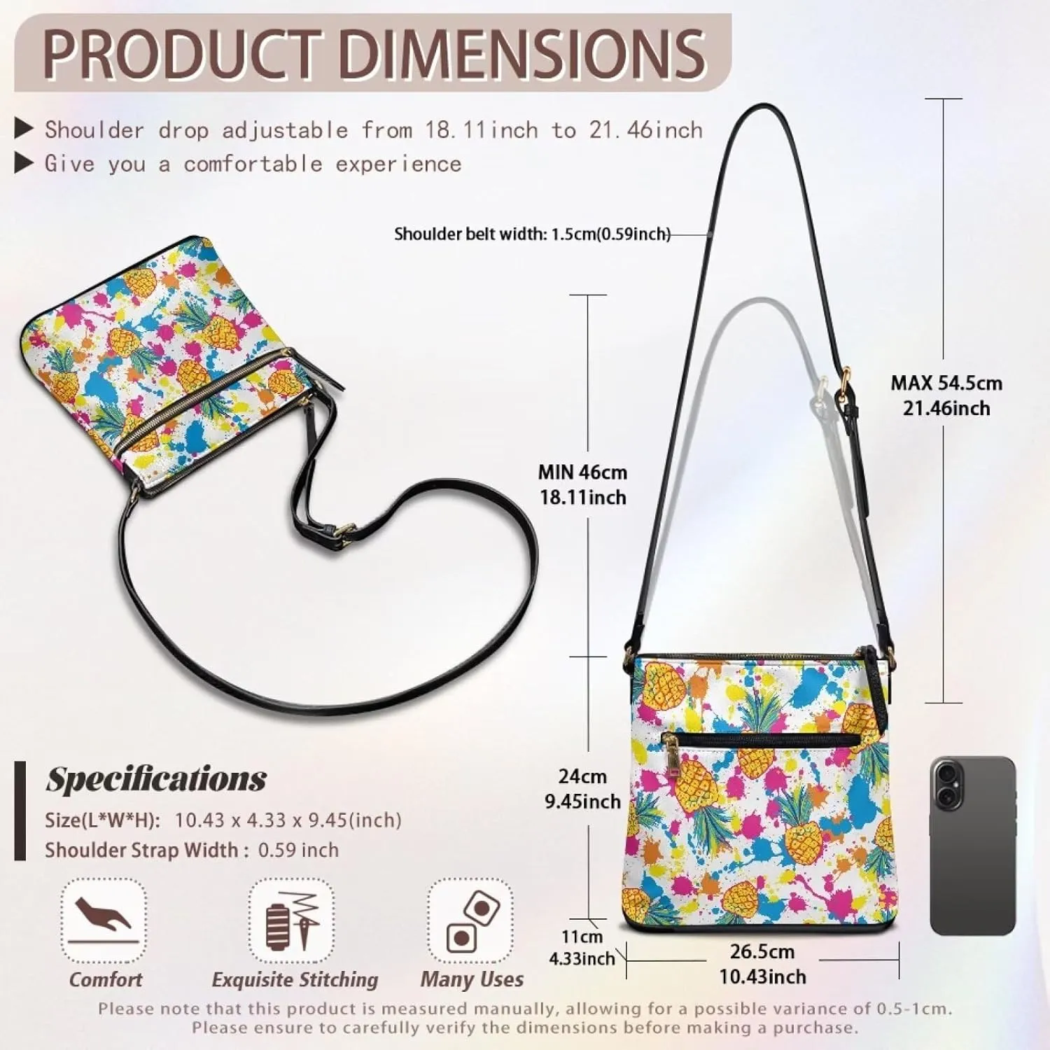Crossbody Bag for Women Shoulder Bag Satchel Bags Women Purse Sling Bag Handbag for Gift