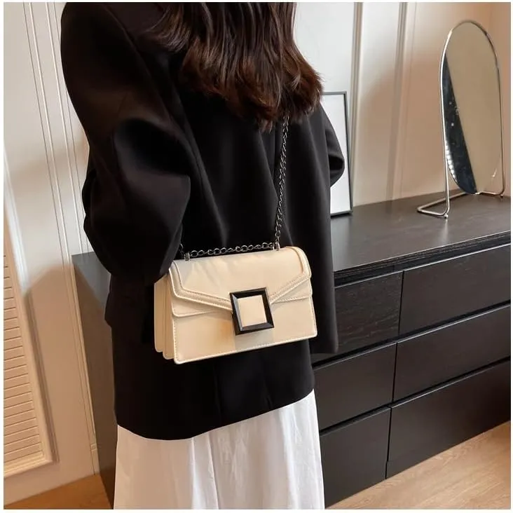 Crossbody Shoulder Satchel Bags for Women - Pu Leather Handbag Evening Clutch Purses - Cute Vegan Shoulder Bag