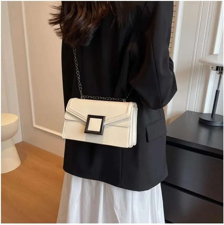 Crossbody Shoulder Satchel Bags for Women - Pu Leather Handbag Evening Clutch Purses - Cute Vegan Shoulder Bag