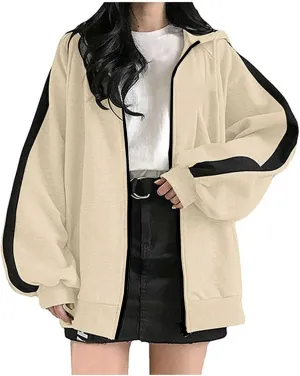 Custom Sweatshirt, Your Own Design Text/Photo/Image/Logo Women Back Printed Hoodies Zip Up Hooded Jacket