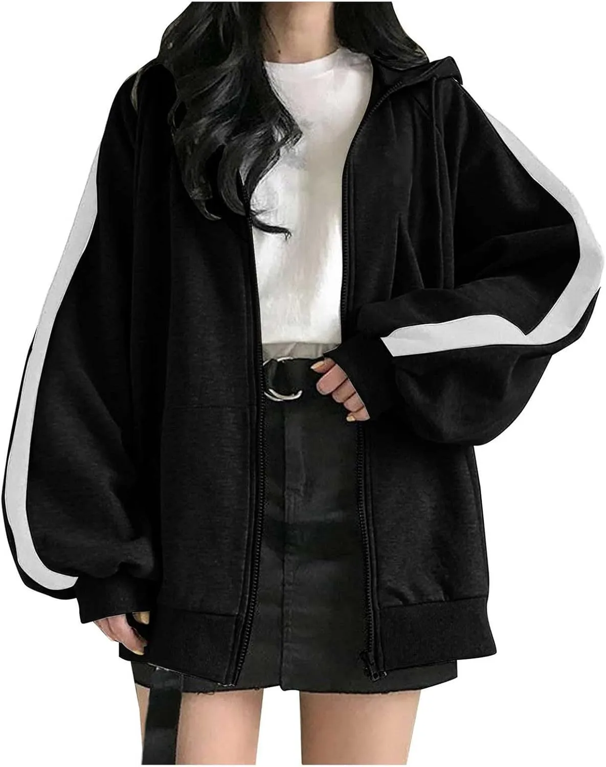 Custom Sweatshirt, Your Own Design Text/Photo/Image/Logo Women Front Printed Hoodies Zip Up Hooded Jacket