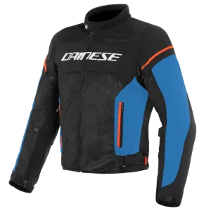 DAINESE AIR FRAME D1 BLACK/LIGHT BLUE/FLURO RED TEXTILE JACKET
