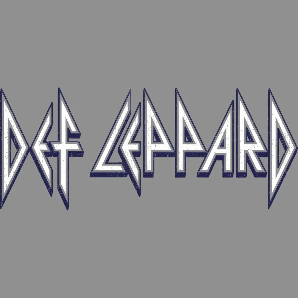 Def Leppard 80s Heavy Metal Band Rock n Roll Pour Some Sugar Adult T-Shirt Tee