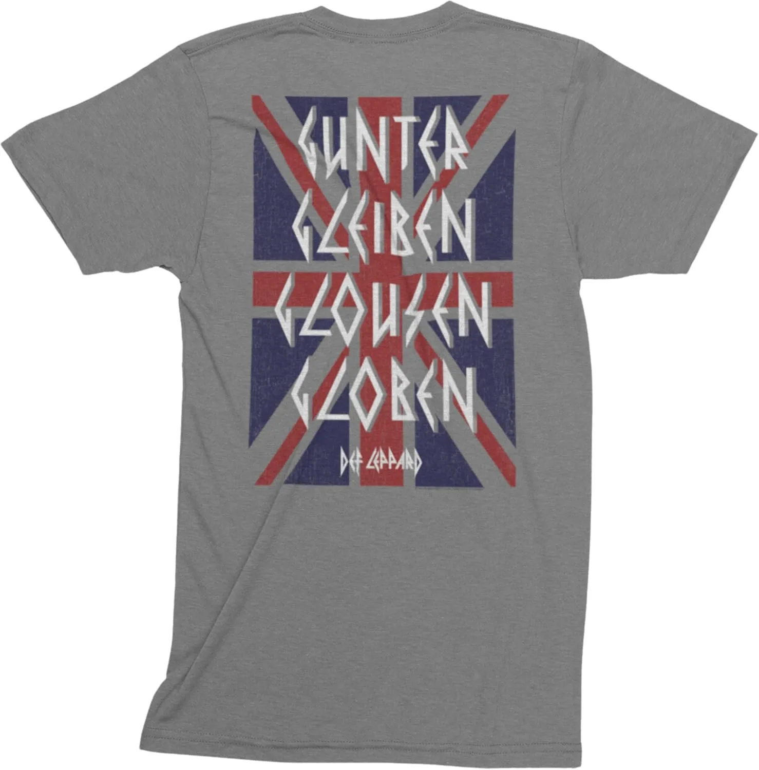 Def Leppard 80s Heavy Metal Band Rock n Roll Pour Some Sugar Adult T-Shirt Tee