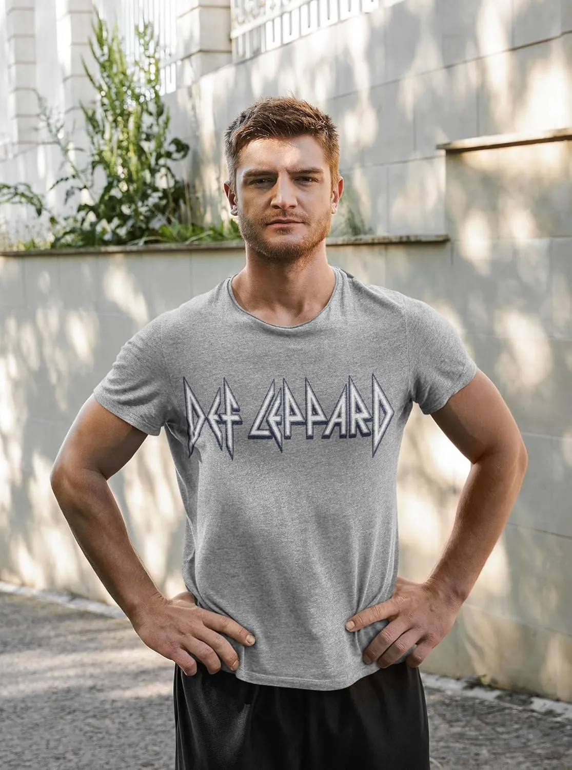 Def Leppard 80s Heavy Metal Band Rock n Roll Pour Some Sugar Adult T-Shirt Tee
