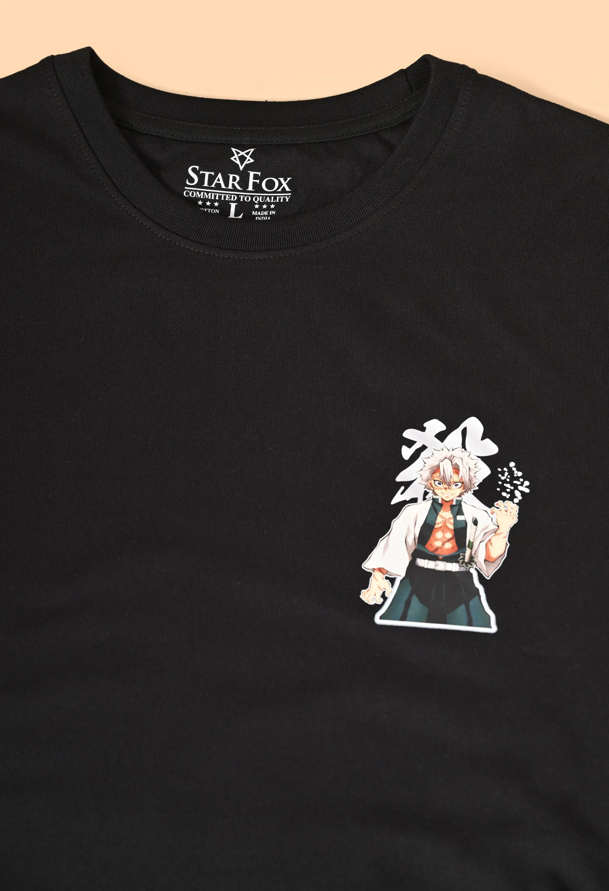 DEMON SLAYER PRINTED OVERSIZED T-SHIRT
