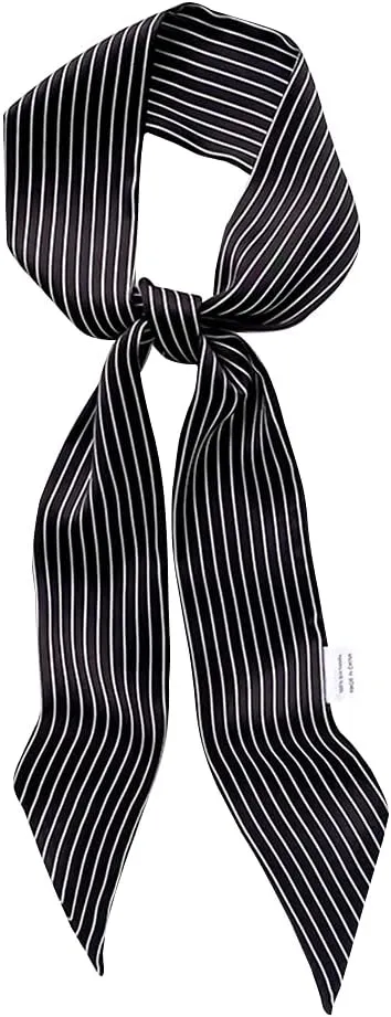 DEOIRC Retro Polka Dots Ribbon Scarf Package Band Hairband Neck Scarf Purse Scarfs for Handbag
