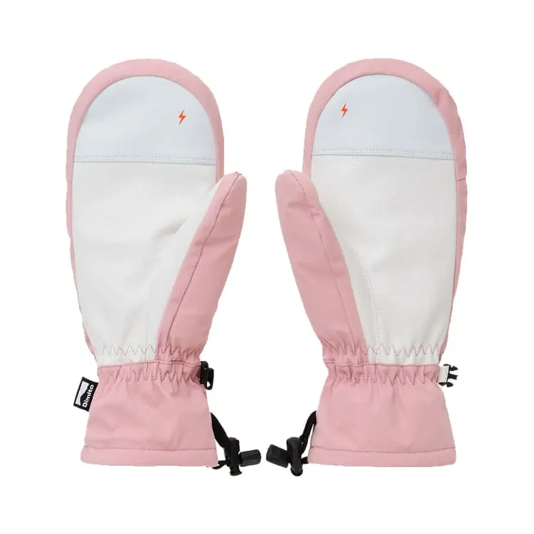Dimito Block Zip Mitten Glove-ORCHID PINK