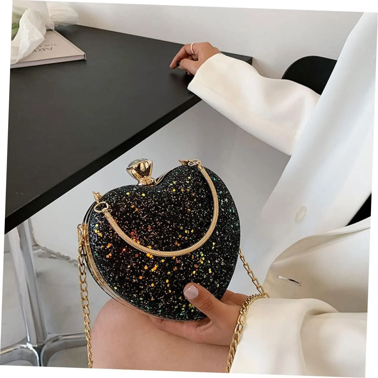 Dinner Bag for Teen Girls Chain Bag Crossbody Wallet for Women Womens Purse Clutch Bags Cross