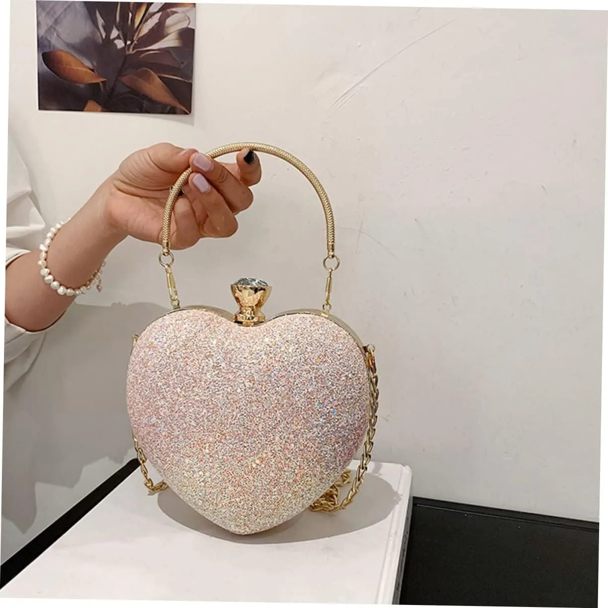 Dinner Bag for Teen Girls Chain Bag Crossbody Wallet for Women Womens Purse Clutch Bags Cross