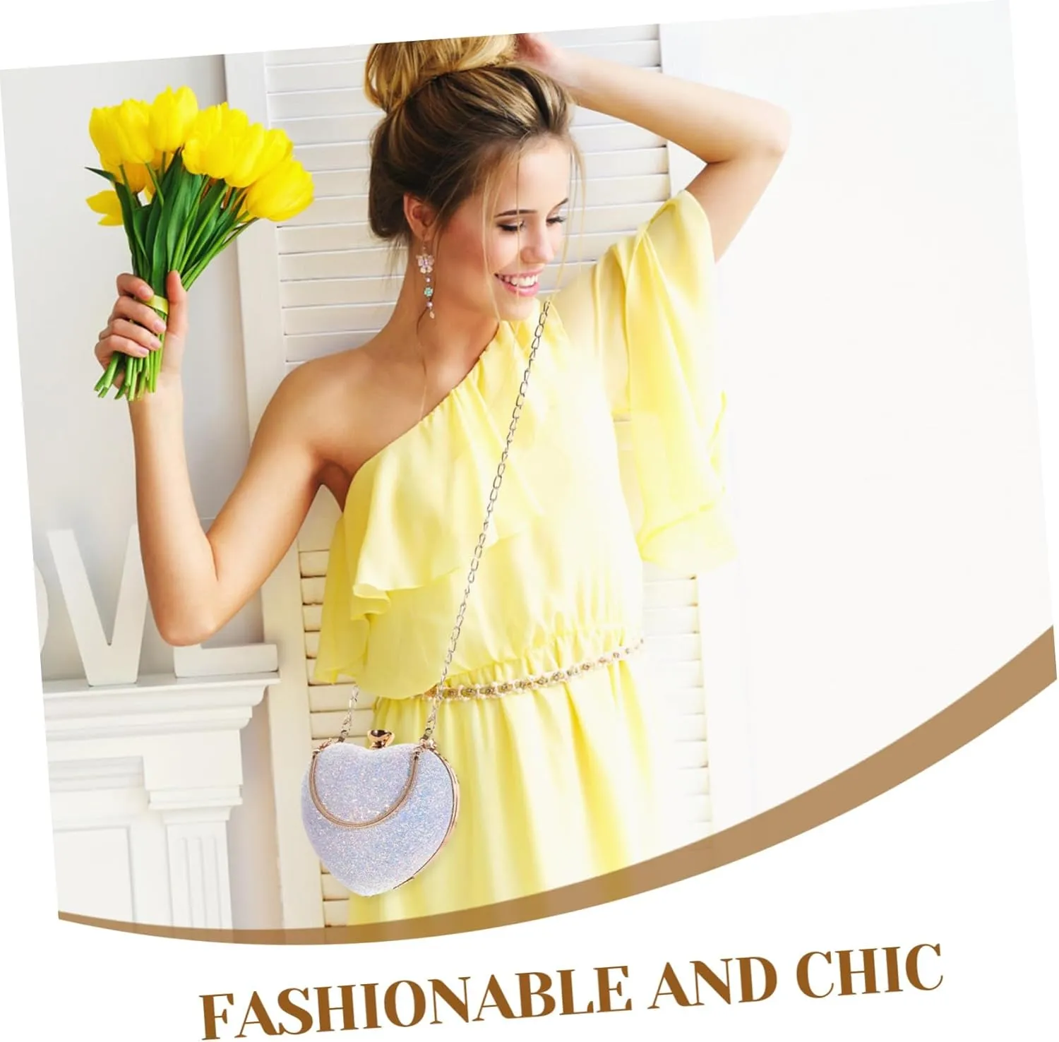 Dinner Bag for Teen Girls Chain Bag Crossbody Wallet for Women Womens Purse Clutch Bags Cross