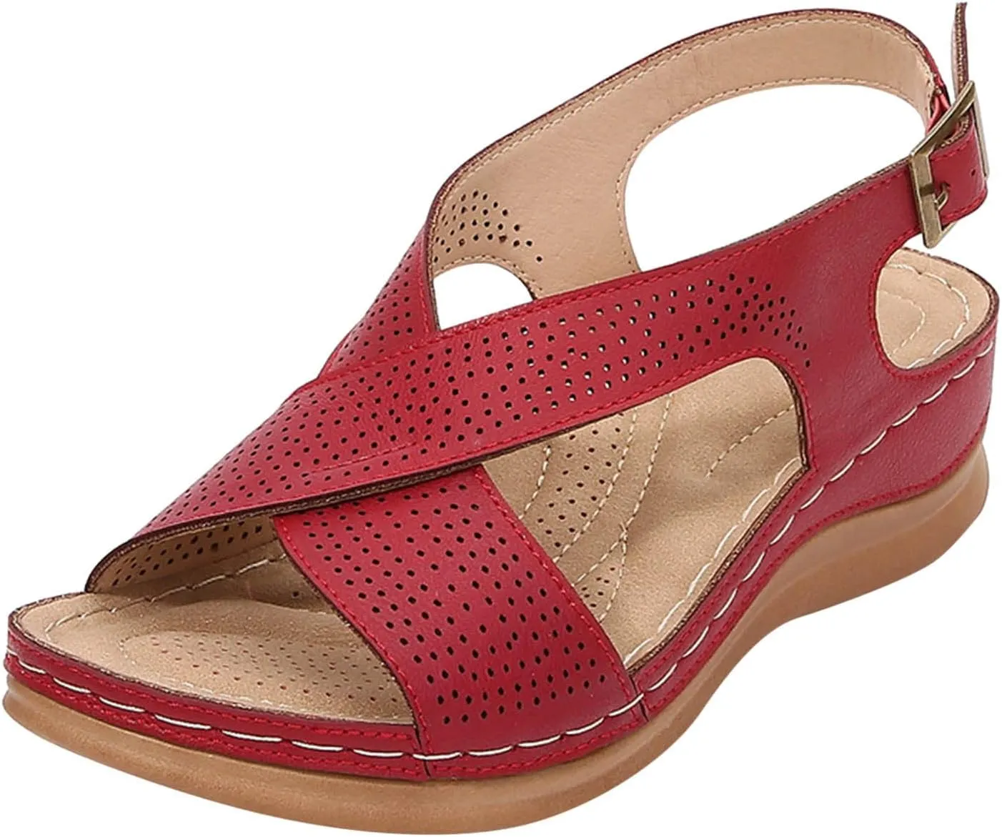 Extra Extra Wide Width Womens Platform Wedge Slides Sandals Sandals Wedges for Women Dressy Summer Wide Braided Platform Sandals for Women Rosy Wide Sandals for Women Wide Width Wedge Sandals Women