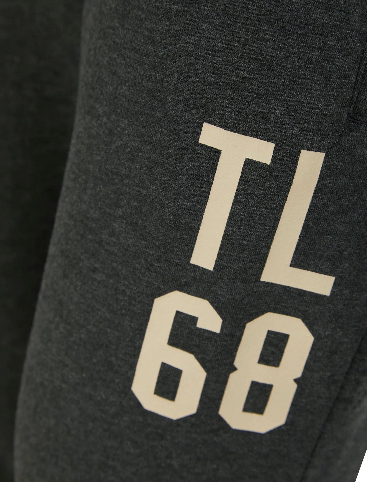 Fairwell Brushback Fleece Cuffed Joggers in Charcoal Marl - Tokyo Laundry